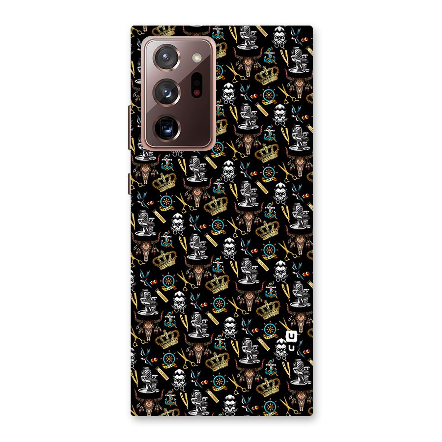 Cool Barber Pattern Back Case for Galaxy Note 20 Ultra