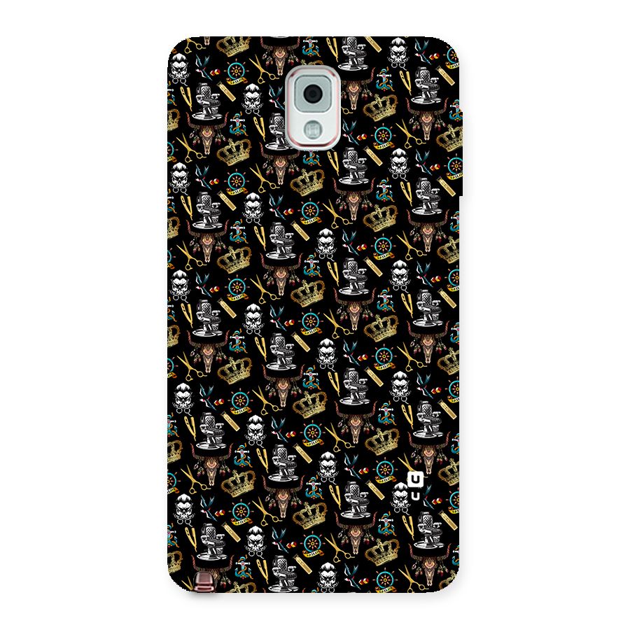 Cool Barber Pattern Back Case for Galaxy Note 3
