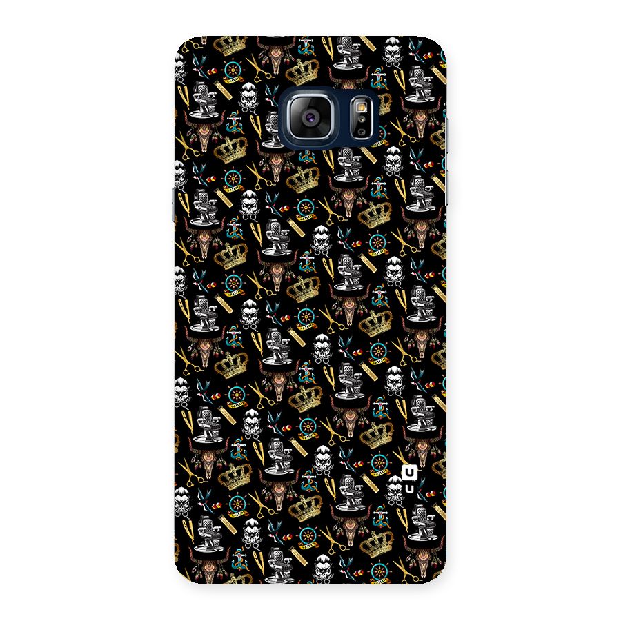 Cool Barber Pattern Back Case for Galaxy Note 5