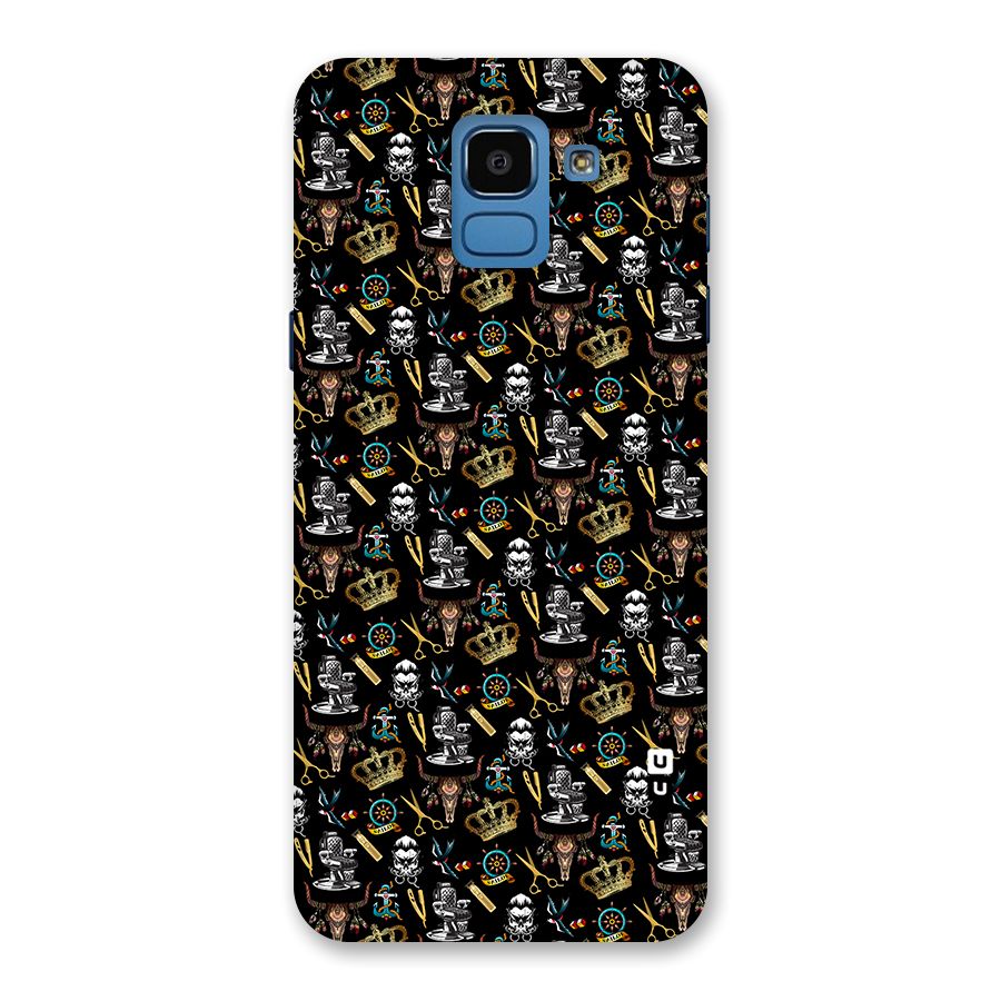 Cool Barber Pattern Back Case for Galaxy On6