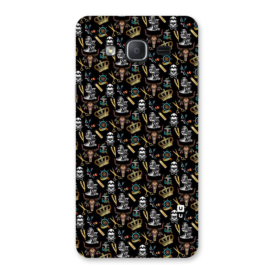 Cool Barber Pattern Back Case for Galaxy On7 2015