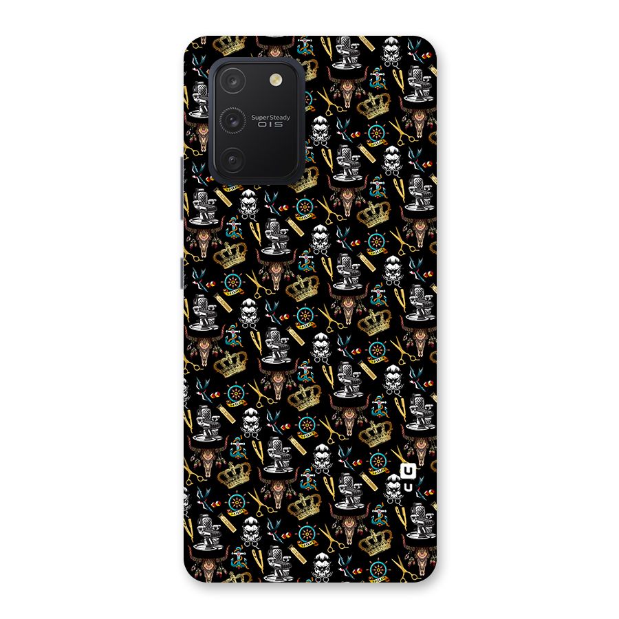 Cool Barber Pattern Back Case for Galaxy S10 Lite