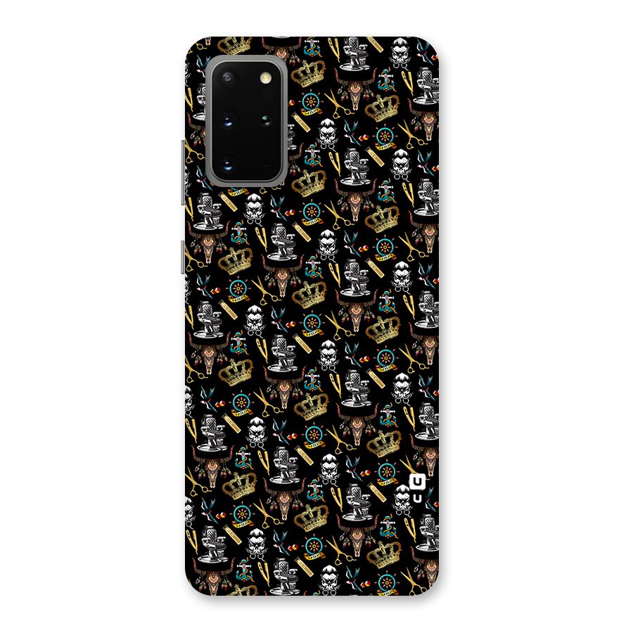 Cool Barber Pattern Back Case for Galaxy S20 Plus