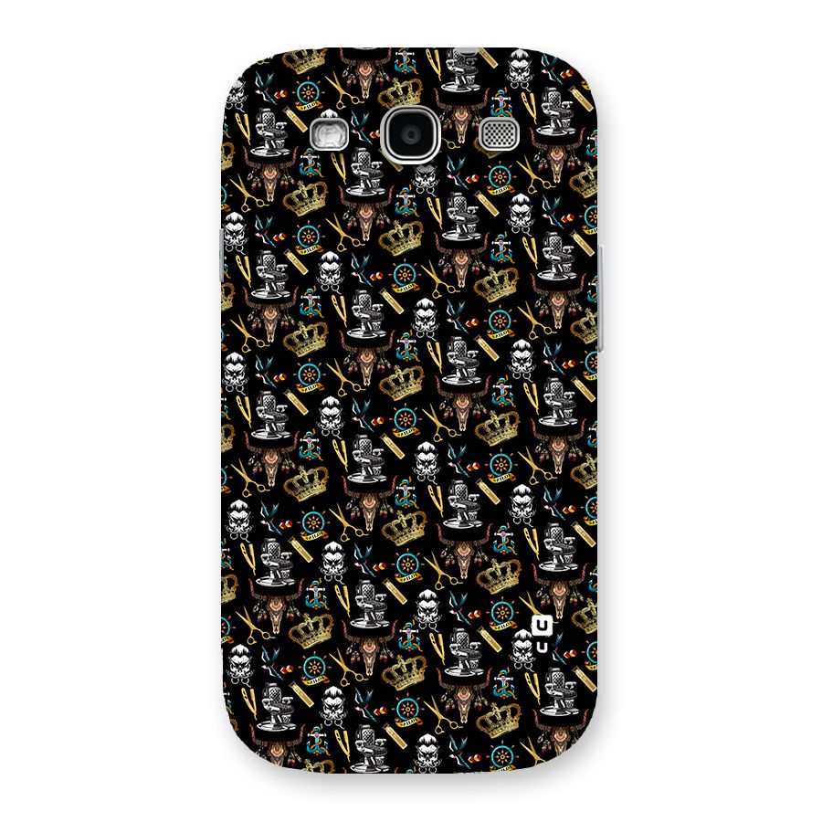 Cool Barber Pattern Back Case for Galaxy S3