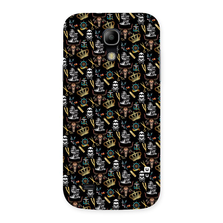 Cool Barber Pattern Back Case for Galaxy S4 Mini