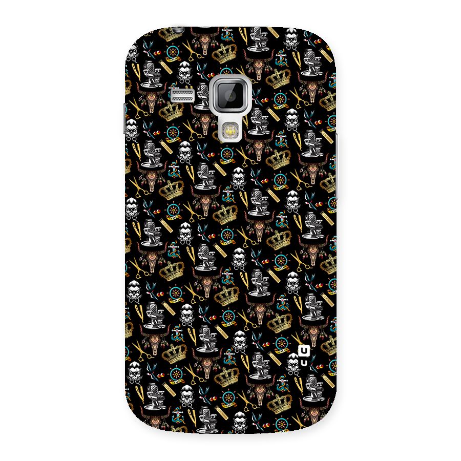 Cool Barber Pattern Back Case for Galaxy S Duos
