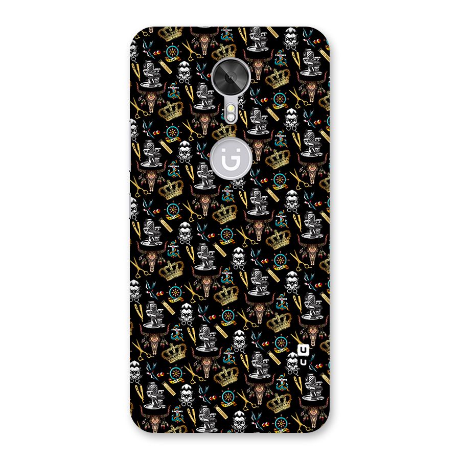 Cool Barber Pattern Back Case for Gionee A1