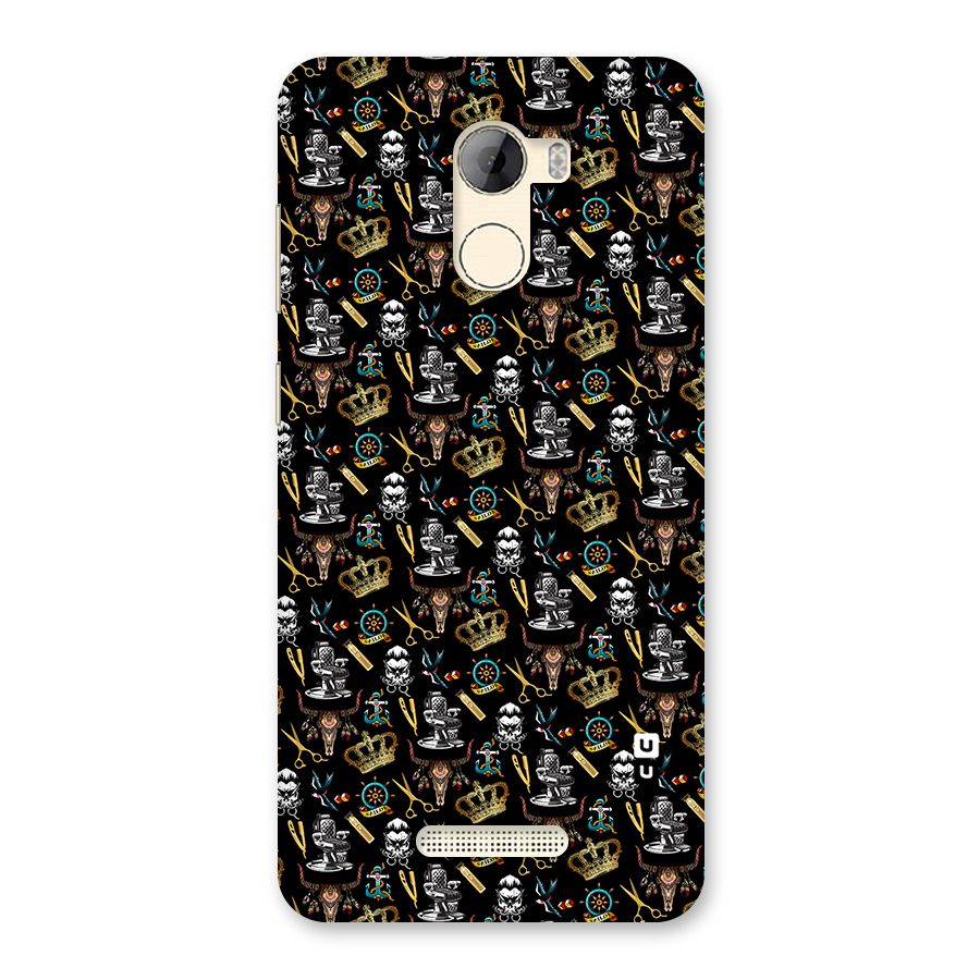 Cool Barber Pattern Back Case for Gionee A1 LIte