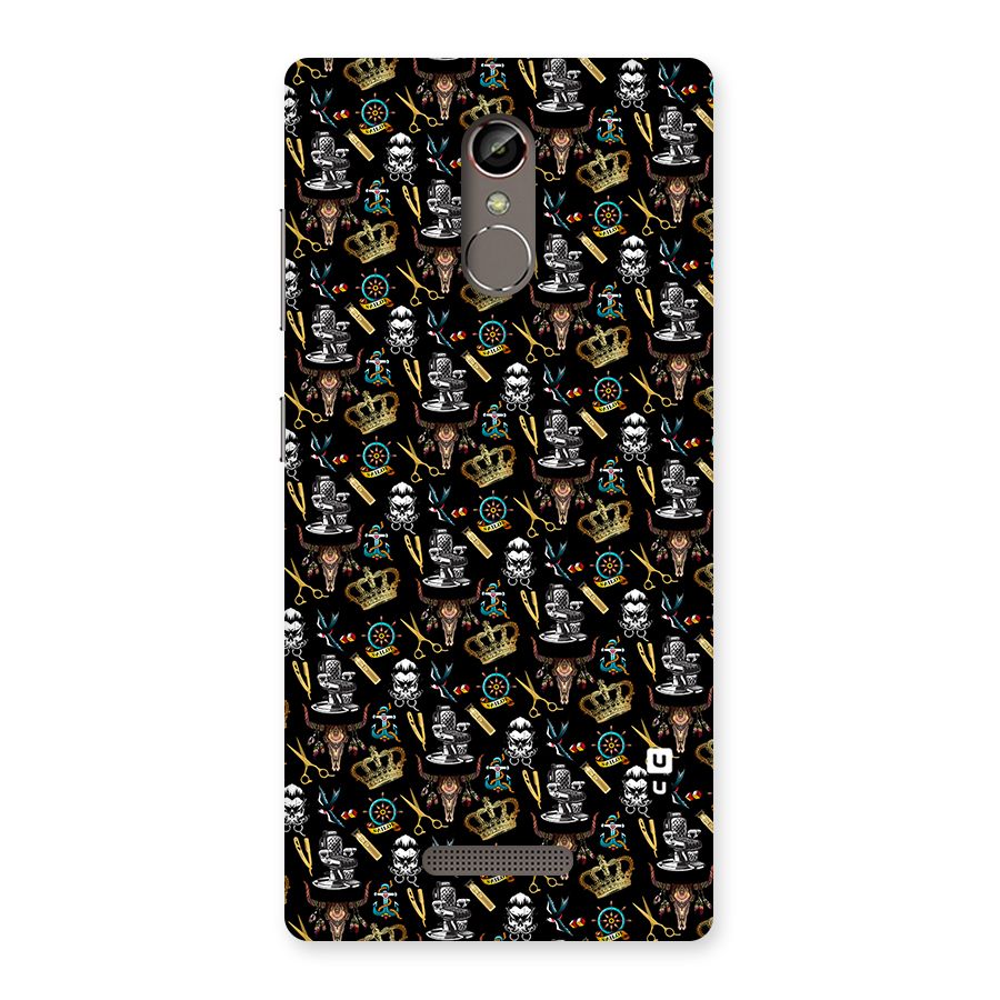 Cool Barber Pattern Back Case for Gionee S6s