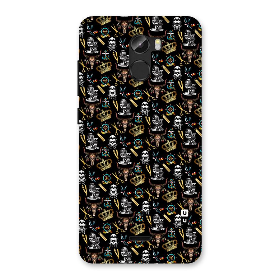 Cool Barber Pattern Back Case for Gionee X1