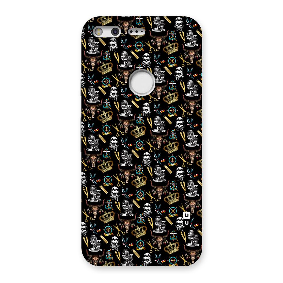 Cool Barber Pattern Back Case for Google Pixel