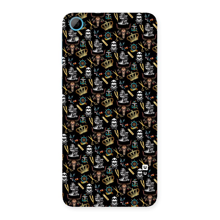 Cool Barber Pattern Back Case for HTC Desire 826