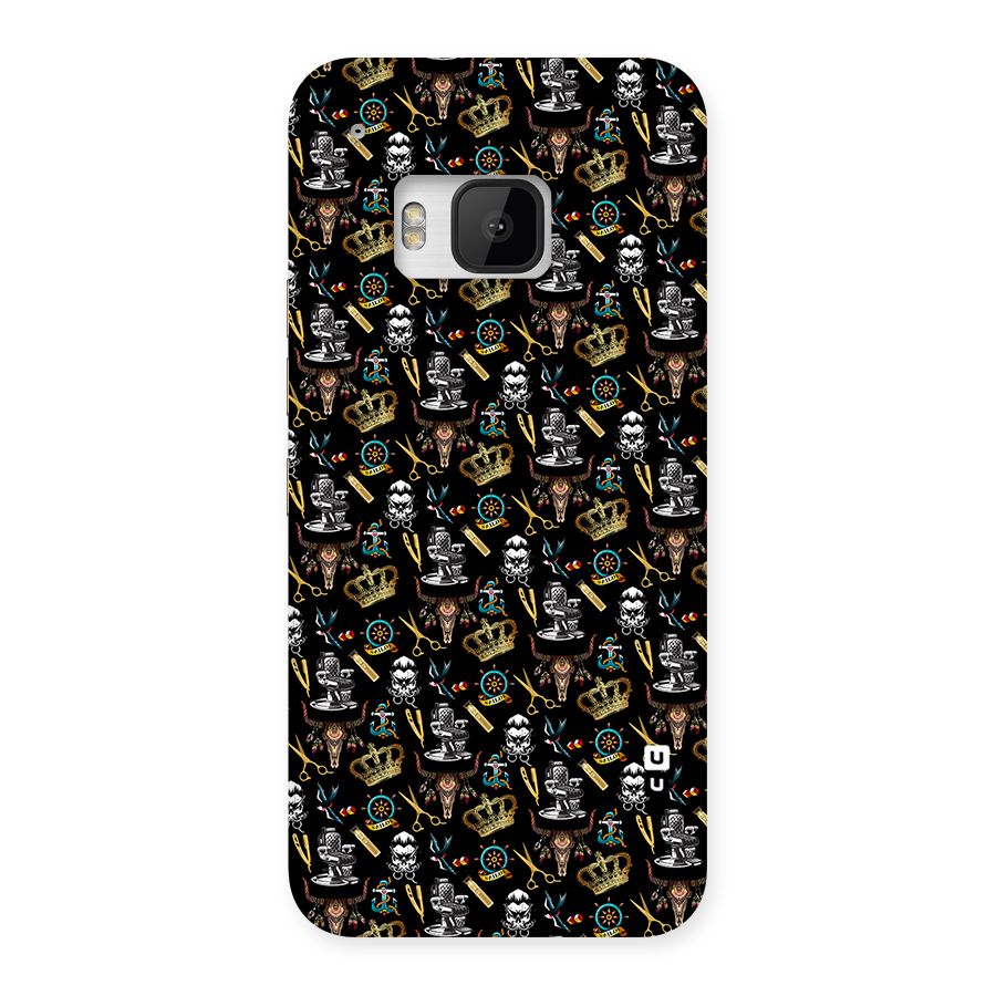 Cool Barber Pattern Back Case for HTC One M9