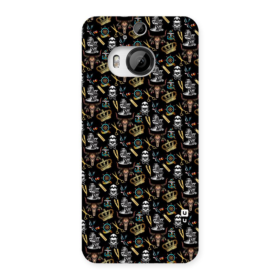 Cool Barber Pattern Back Case for HTC One M9 Plus