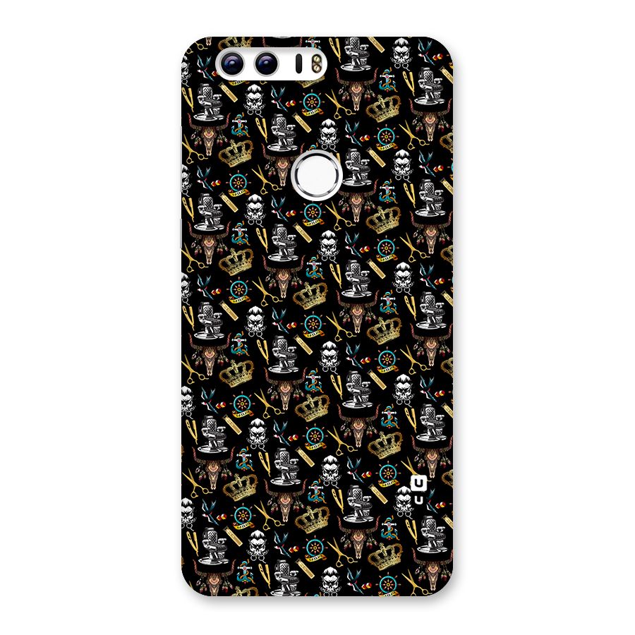 Cool Barber Pattern Back Case for Honor 8