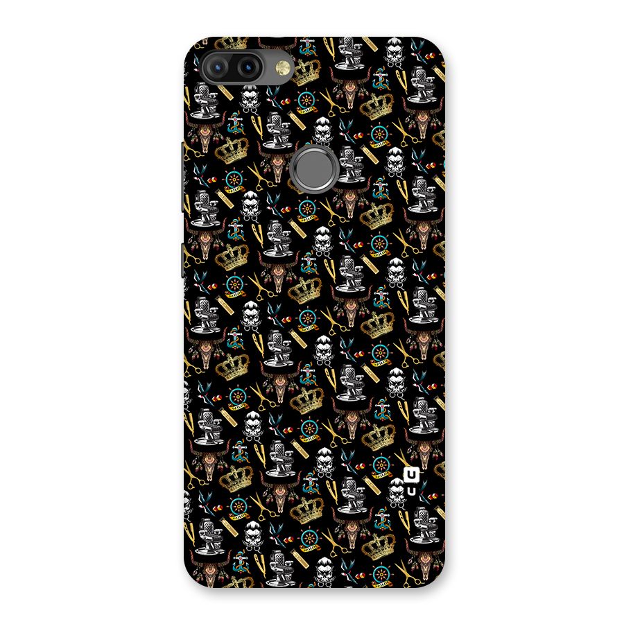 Cool Barber Pattern Back Case for Infinix Hot 6 Pro