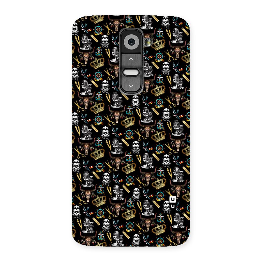 Cool Barber Pattern Back Case for LG G2