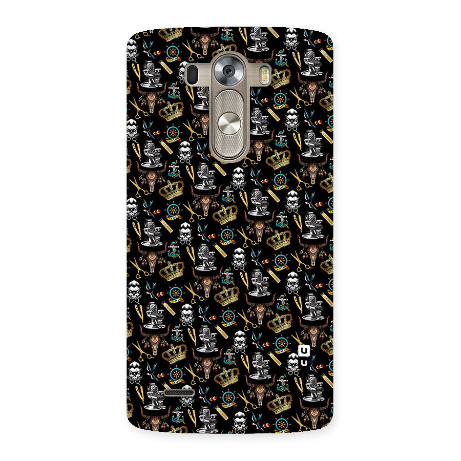 Cool Barber Pattern Back Case for LG G3