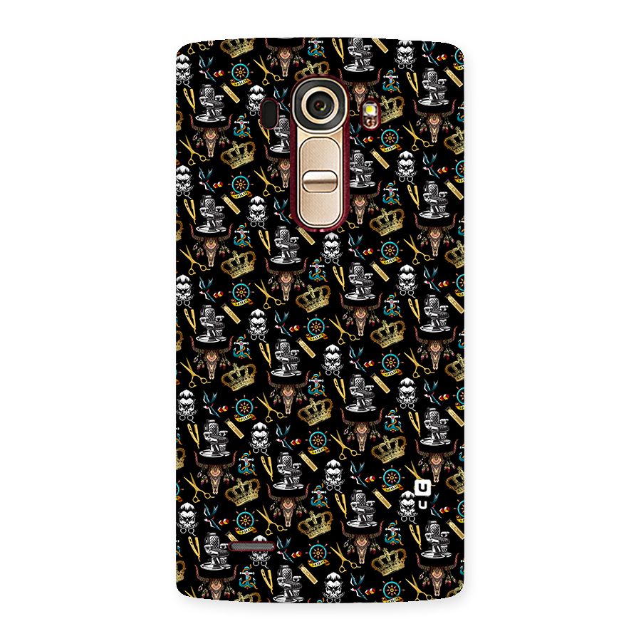 Cool Barber Pattern Back Case for LG G4