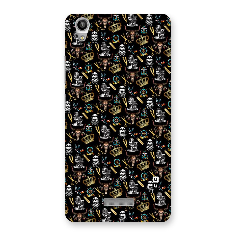 Cool Barber Pattern Back Case for Lava-Pixel-V1