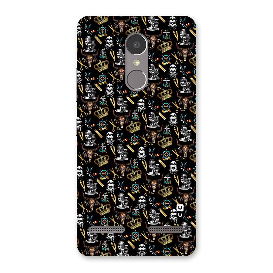 Cool Barber Pattern Back Case for Lenovo K6