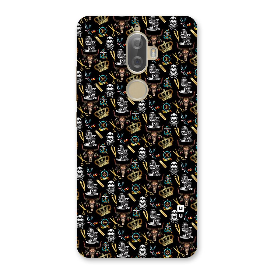 Cool Barber Pattern Back Case for Lenovo K8 Plus