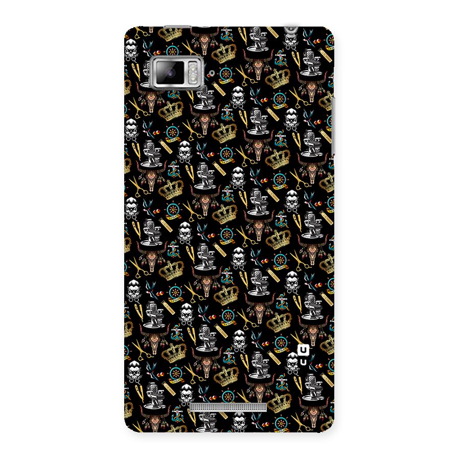Cool Barber Pattern Back Case for Lenovo Vibe Z K910