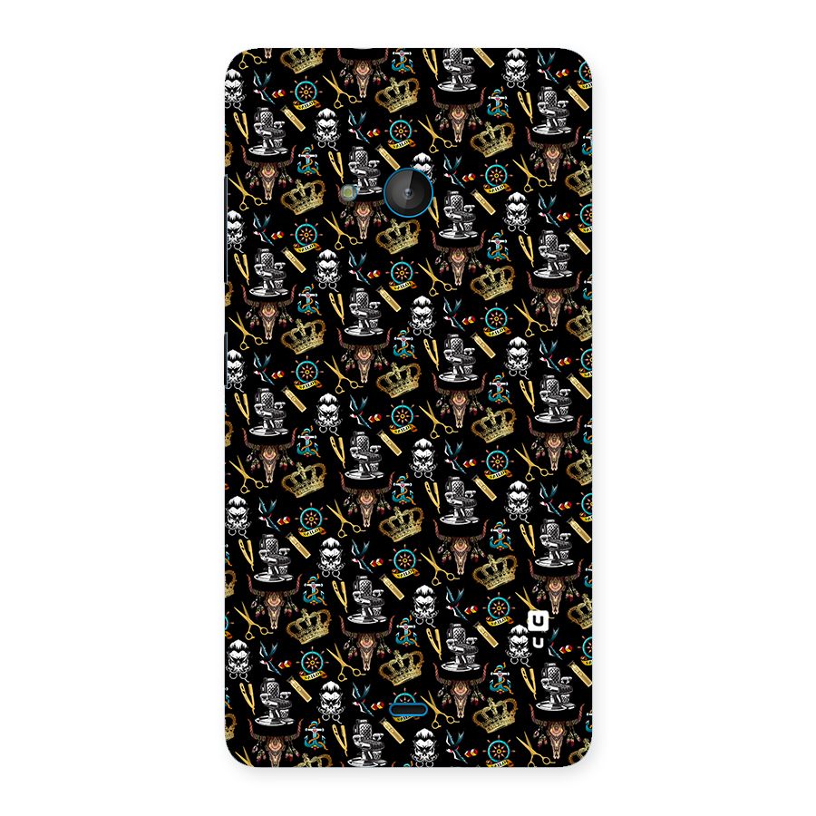 Cool Barber Pattern Back Case for Lumia 540