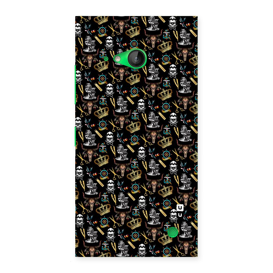 Cool Barber Pattern Back Case for Lumia 730