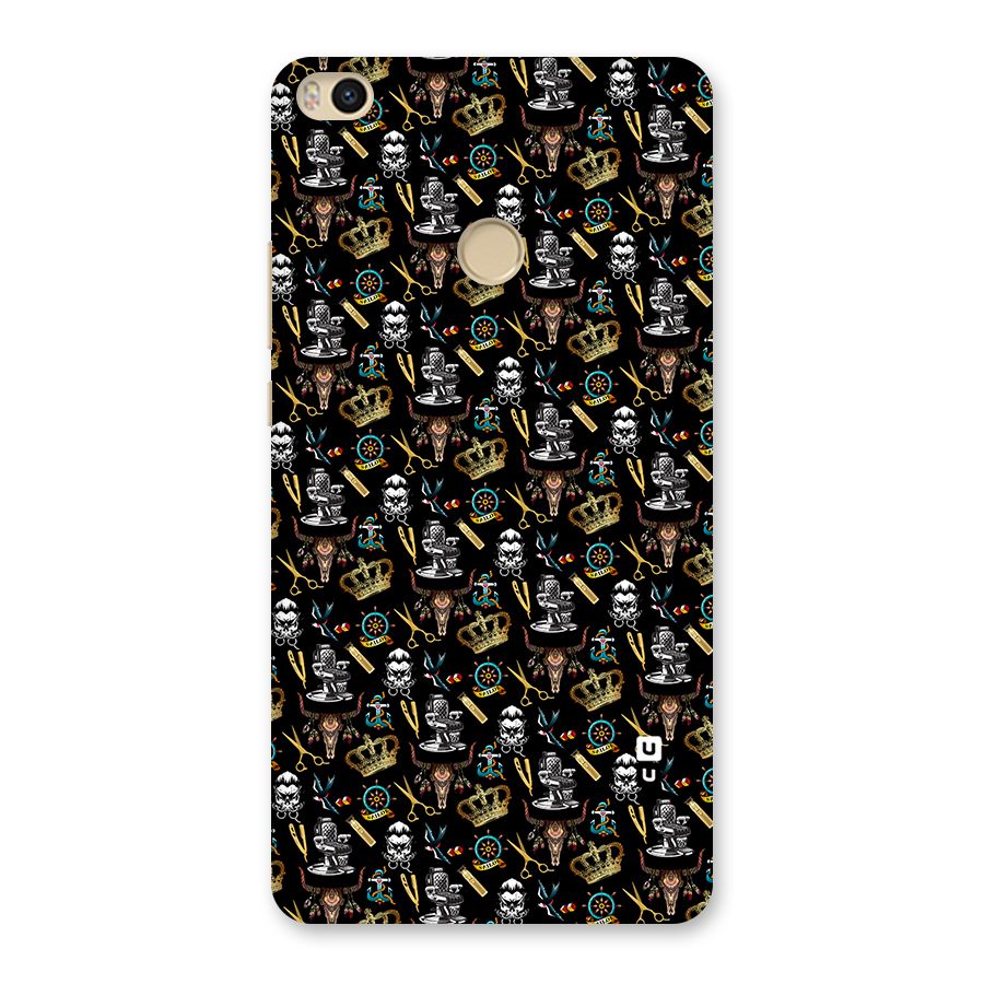 Cool Barber Pattern Back Case for Mi Max 2