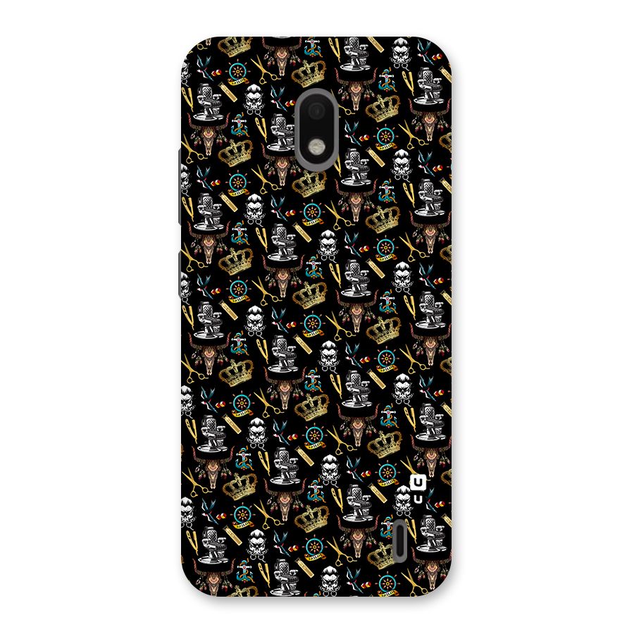 Cool Barber Pattern Back Case for Nokia 2.2