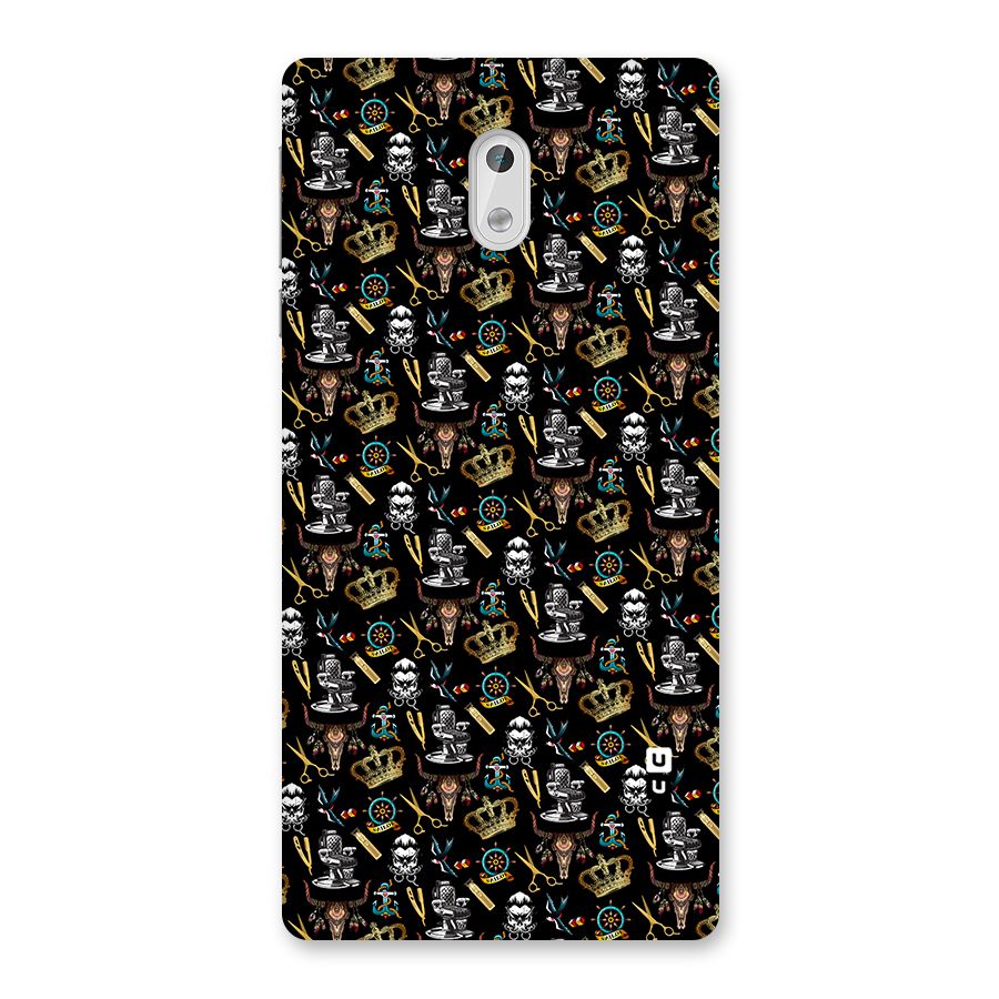 Cool Barber Pattern Back Case for Nokia 3