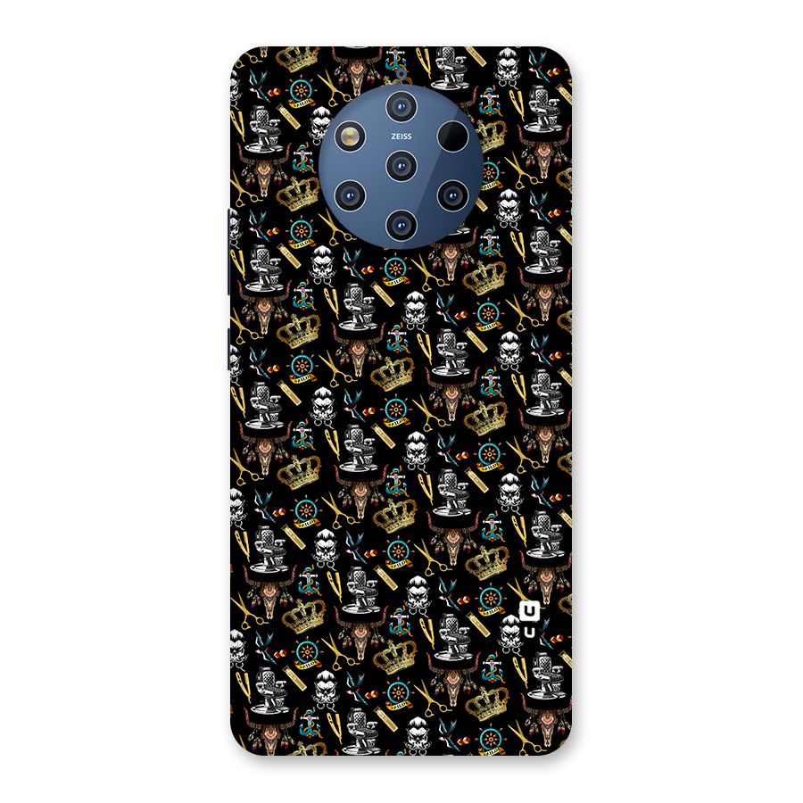 Cool Barber Pattern Back Case for Nokia 9 PureView
