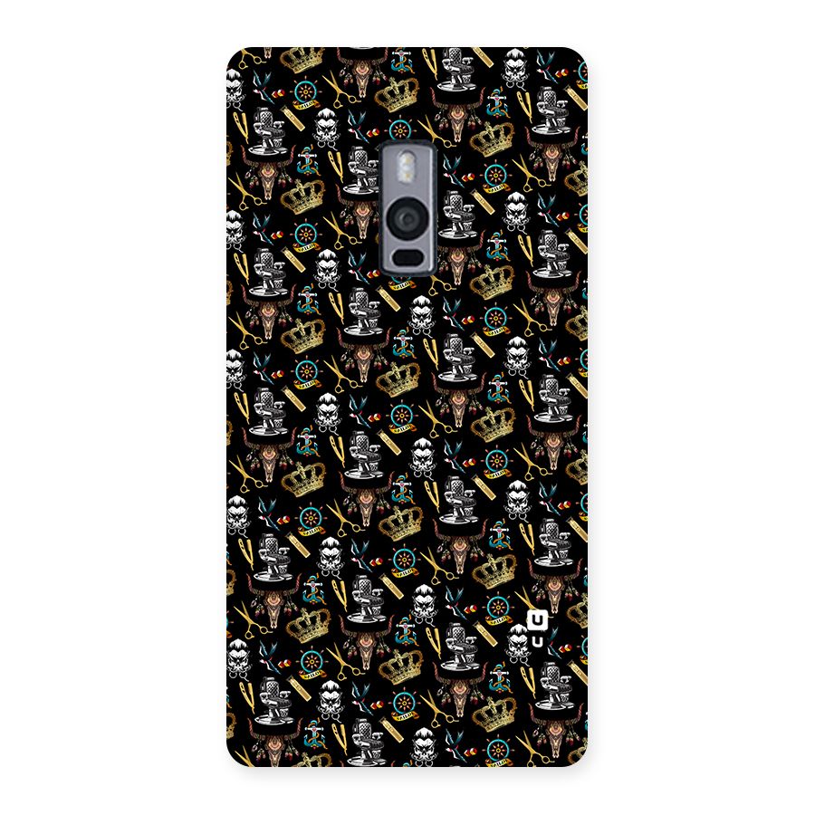 Cool Barber Pattern Back Case for OnePlus Two