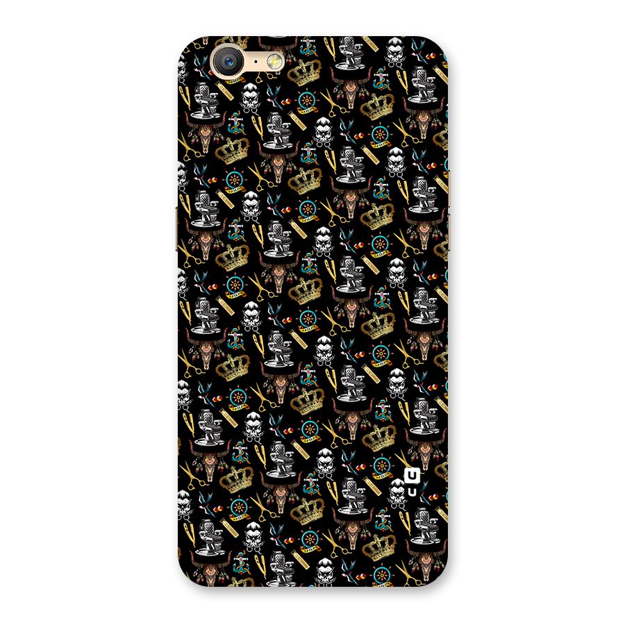 Cool Barber Pattern Back Case for Oppo A57