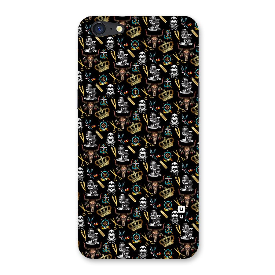 Cool Barber Pattern Back Case for Oppo A71
