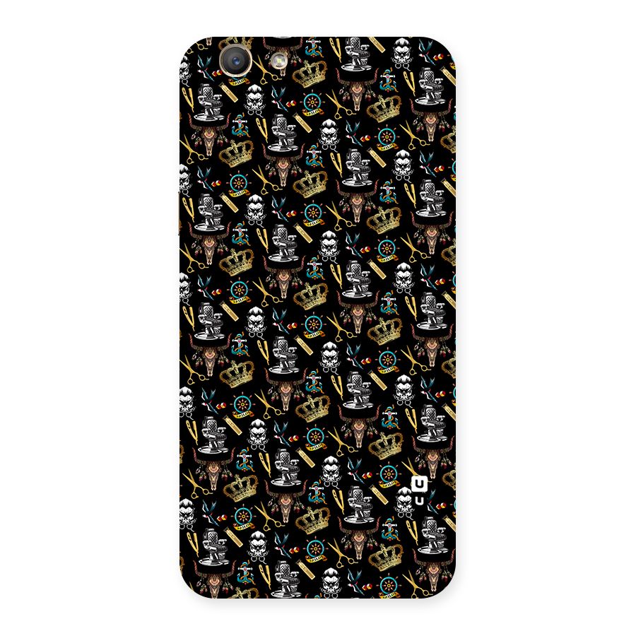 Cool Barber Pattern Back Case for Oppo F1s