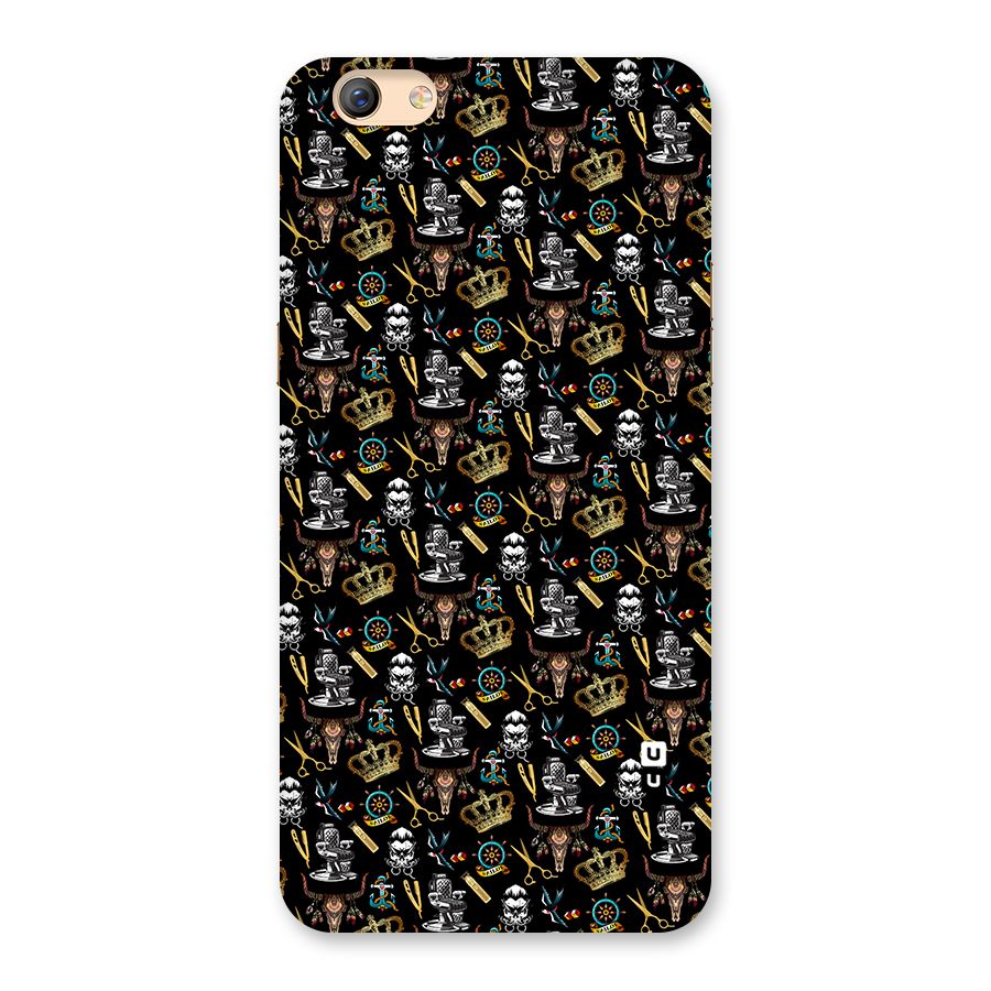 Cool Barber Pattern Back Case for Oppo F3 Plus