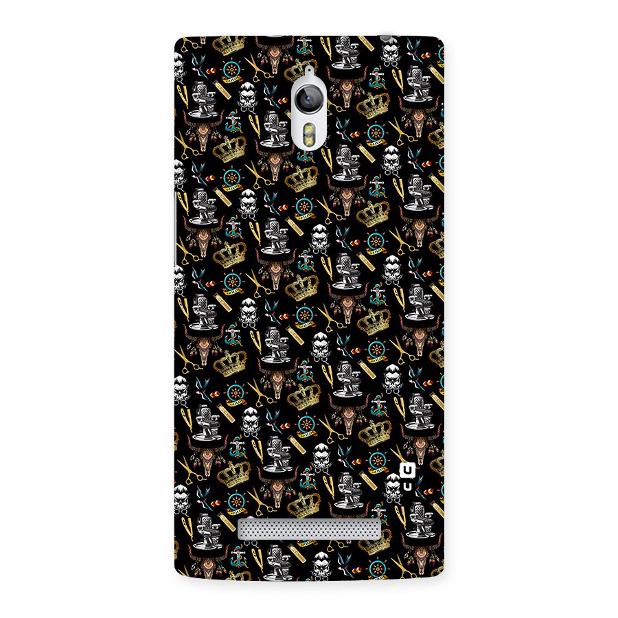Cool Barber Pattern Back Case for Oppo Find 7