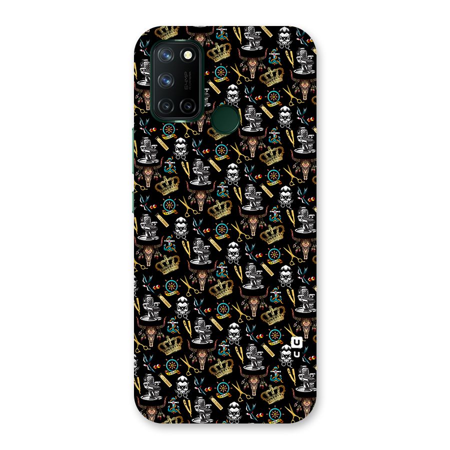 Cool Barber Pattern Back Case for Realme 7i