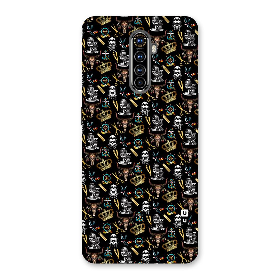 Cool Barber Pattern Back Case for Realme X2 Pro