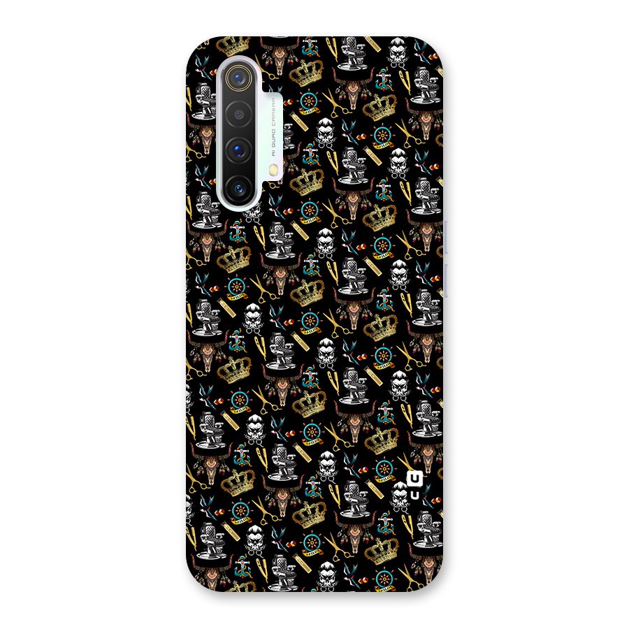 Cool Barber Pattern Back Case for Realme X3