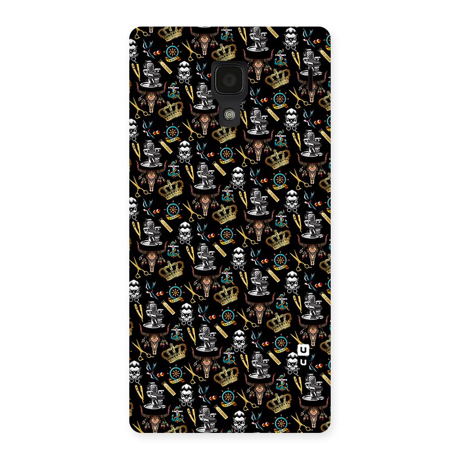 Cool Barber Pattern Back Case for Redmi 1S