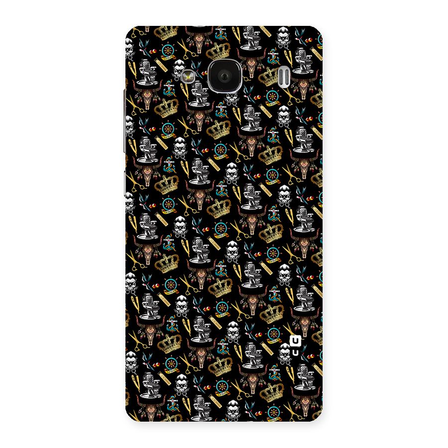 Cool Barber Pattern Back Case for Redmi 2s