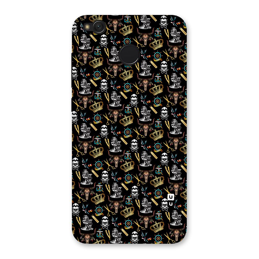 Cool Barber Pattern Back Case for Redmi 4