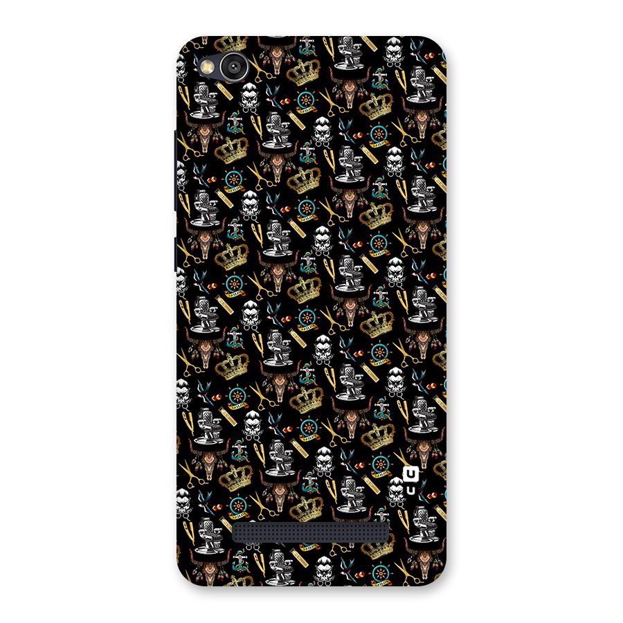 Cool Barber Pattern Back Case for Redmi 4A