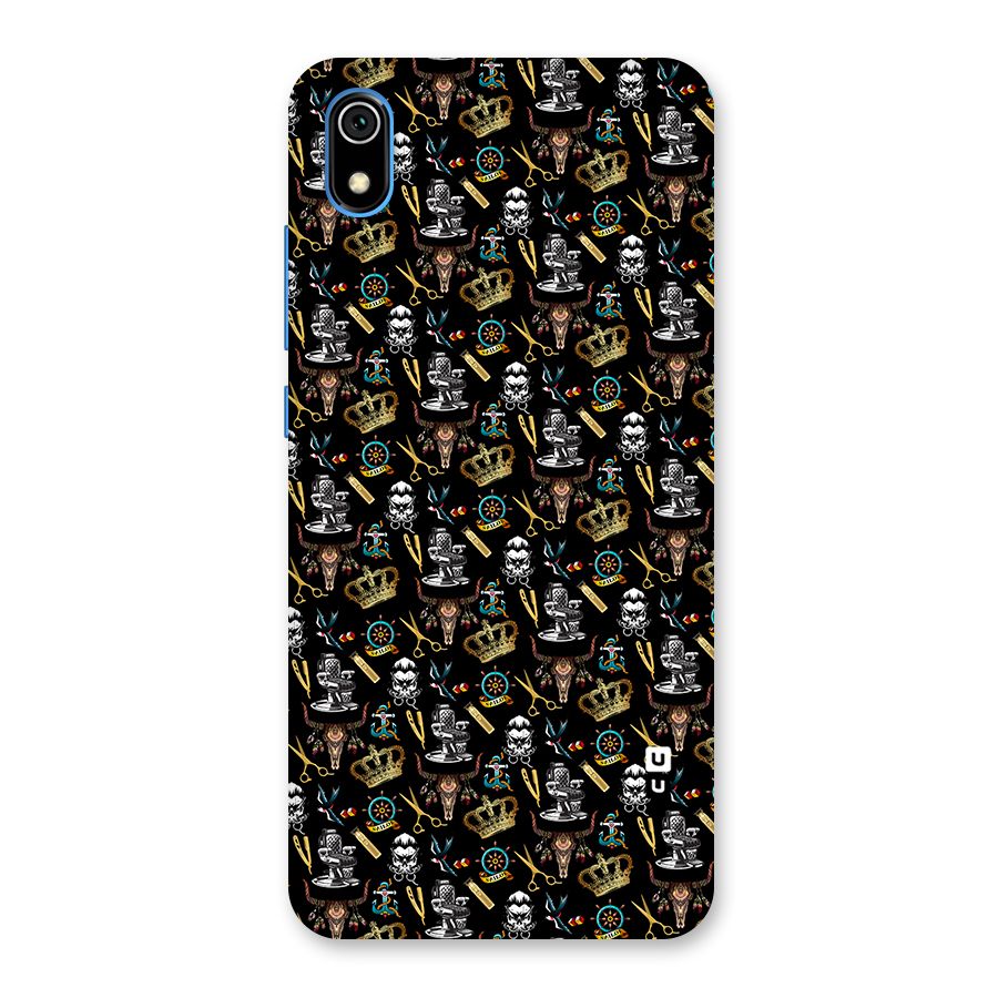 Cool Barber Pattern Back Case for Redmi 7A