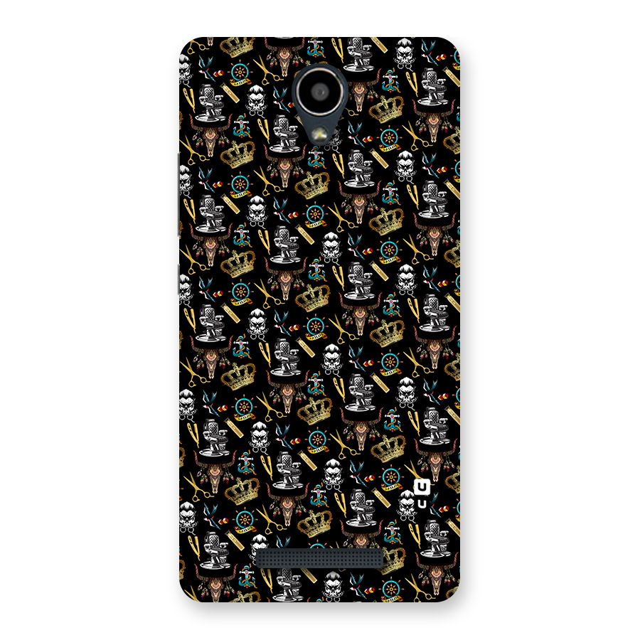 Cool Barber Pattern Back Case for Redmi Note 2