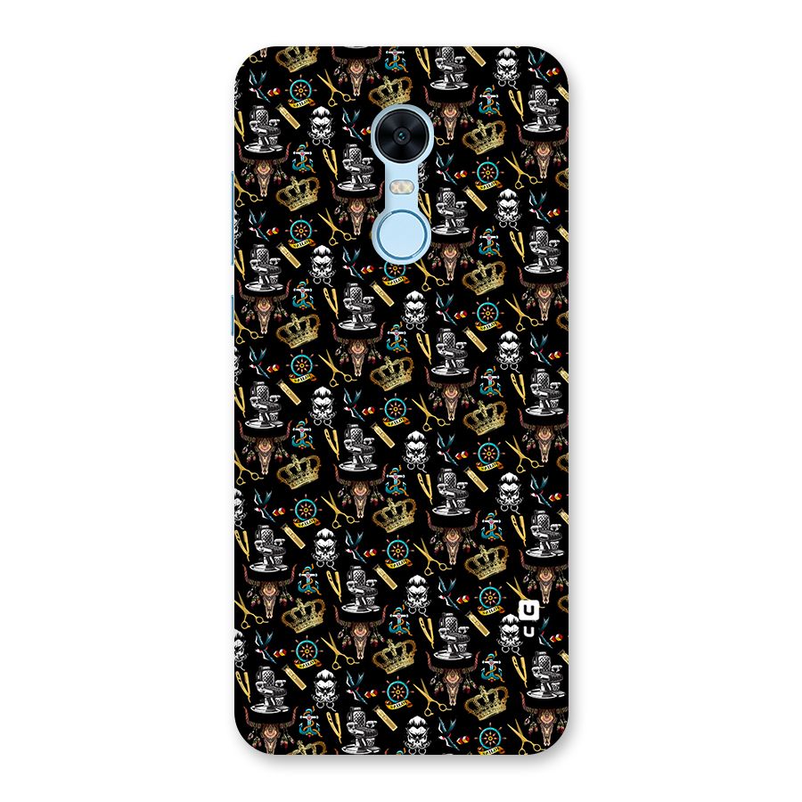 Cool Barber Pattern Back Case for Redmi Note 5
