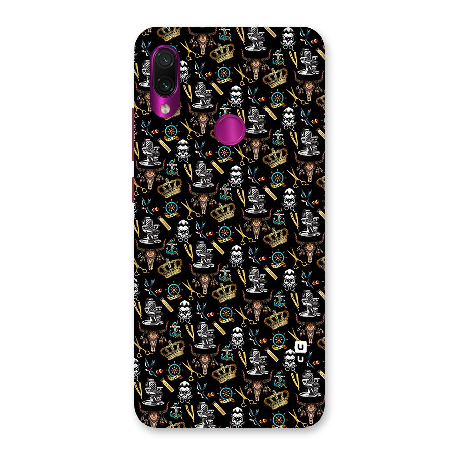 Cool Barber Pattern Back Case for Redmi Note 7 Pro